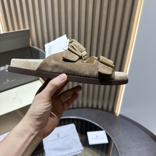브루넬로 쿠치넬리st 샌들 브라운 5