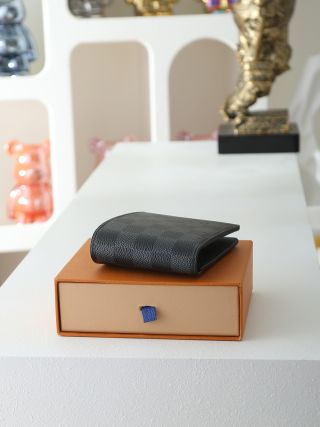 루이비통st 바둑판 블랙 반지갑 2