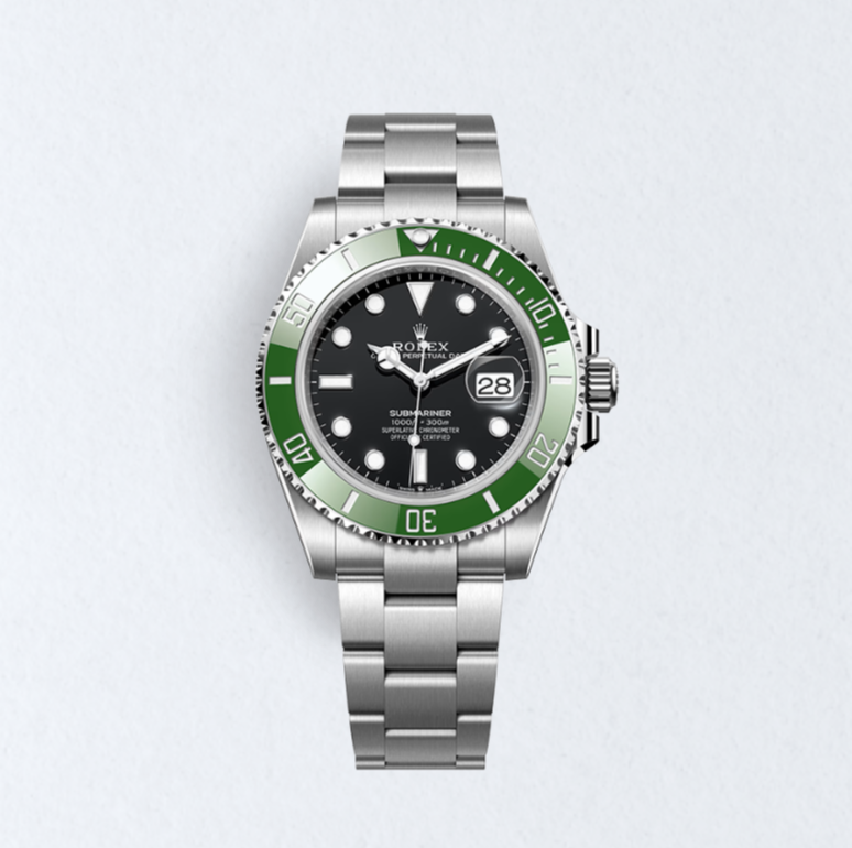 Rolex Submariner Date 126610LV (41mm, 블랙, 오이스터)