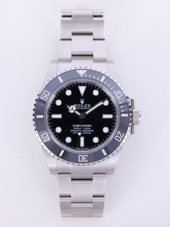 Rolex Submariner 124060 (41mm, 블랙, 오이스터)