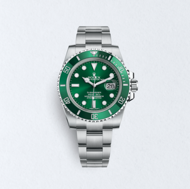 Rolex Submariner Date 116610LV (40mm, 그린, 오이스터)