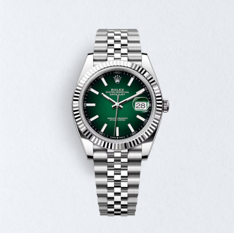 Rolex Datejust 41 126334 (41mm, 그린 옴브레, 쥬빌리)