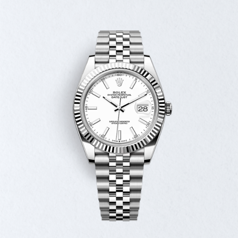 Rolex Datejust 41 126334 (41mm, 화이트, 쥬빌리)