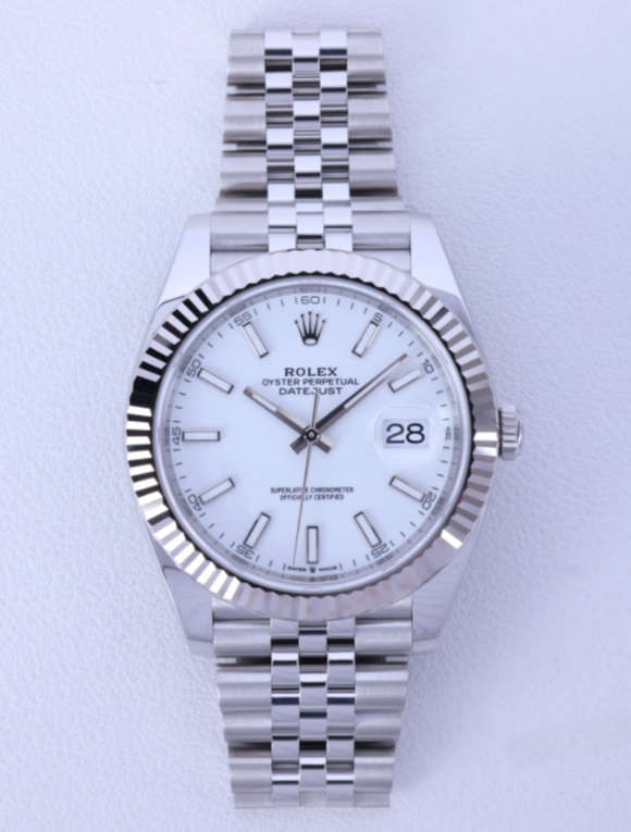 Rolex Datejust 41 126334 (41mm, 화이트, 쥬빌리)