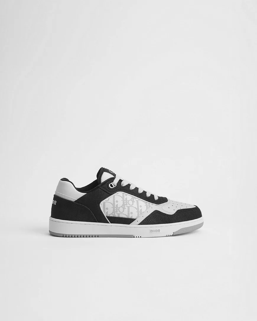 디올 B27 Uptown 로우탑 스니커즈 화이트 블랙데님