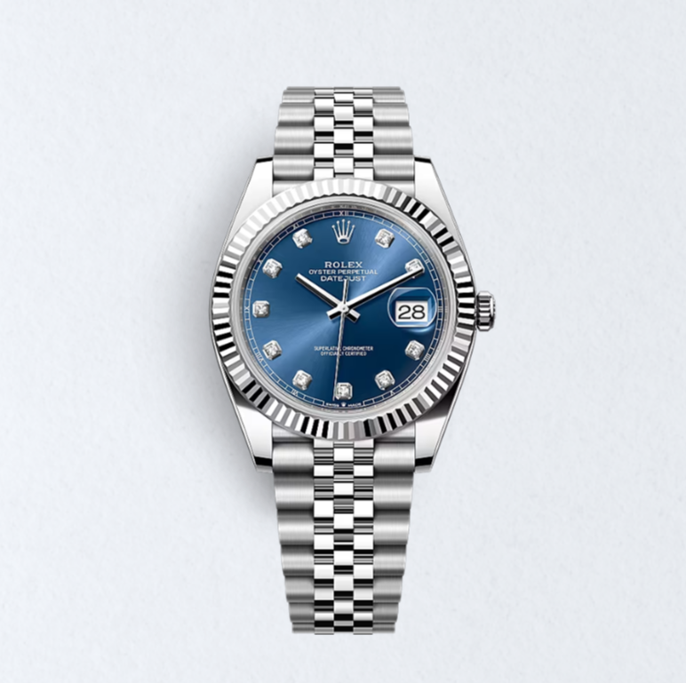 Rolex Datejust 41 126334 (41mm, 브라이트 블루다이아몬드, 쥬빌리)