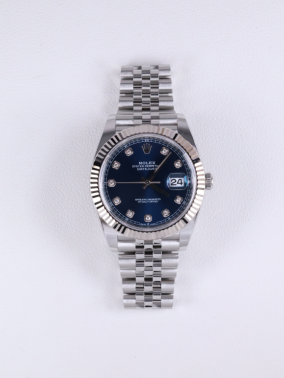 Rolex Datejust 41 126334 (41mm, 브라이트 블루다이아몬드, 쥬빌리)