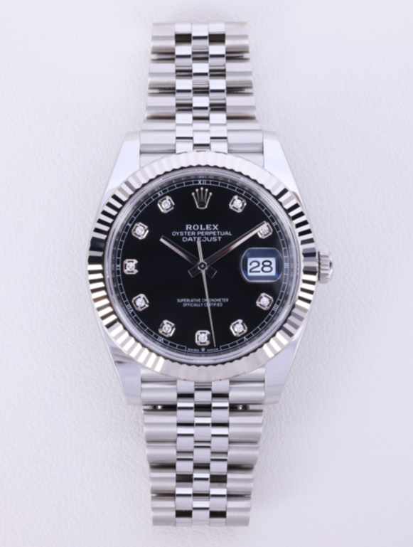 Rolex Datejust 41 126334 (41mm, 브라이트 블랙다이아몬드, 쥬빌리)