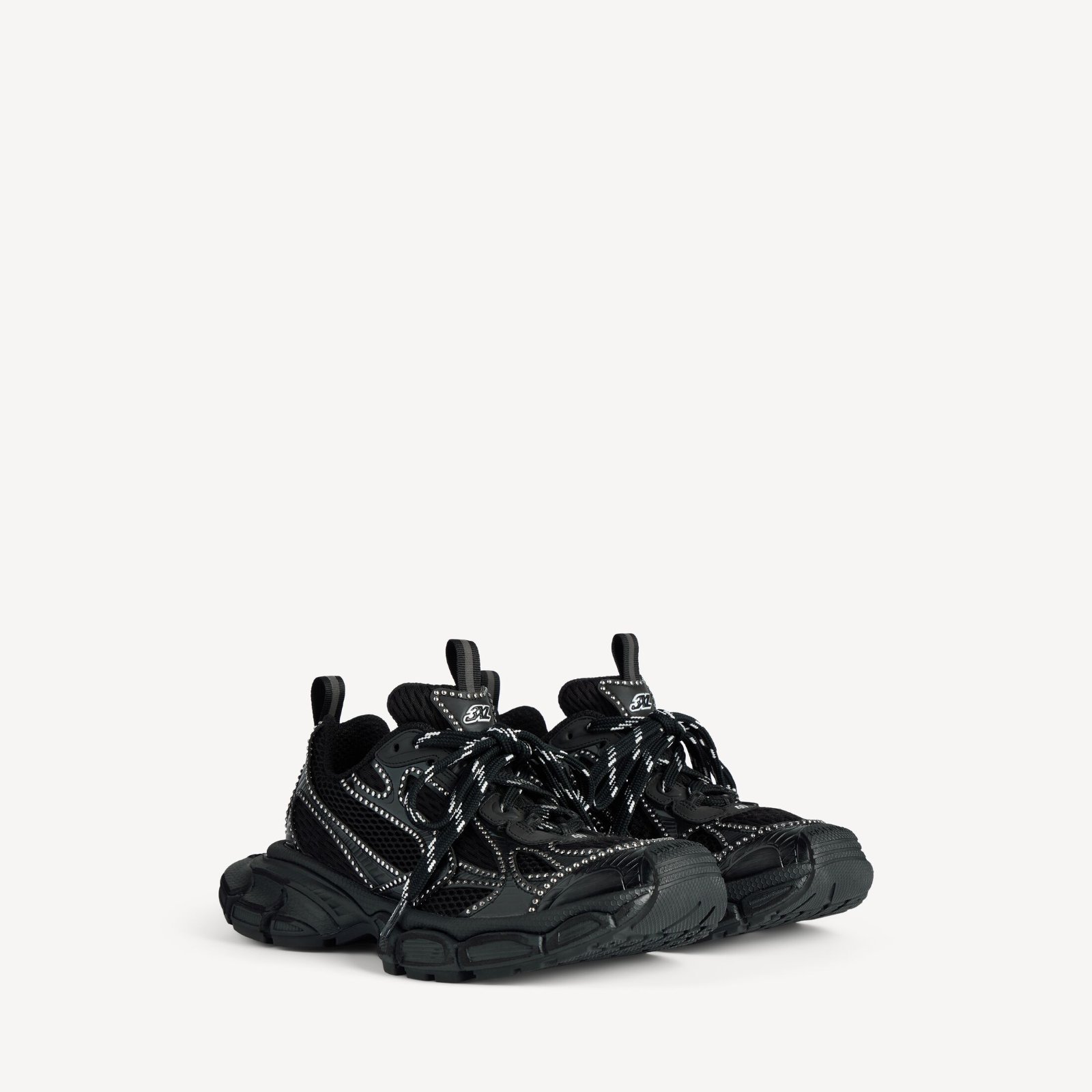 발렌시아가 3xl 리벳 스니커즈 블랙