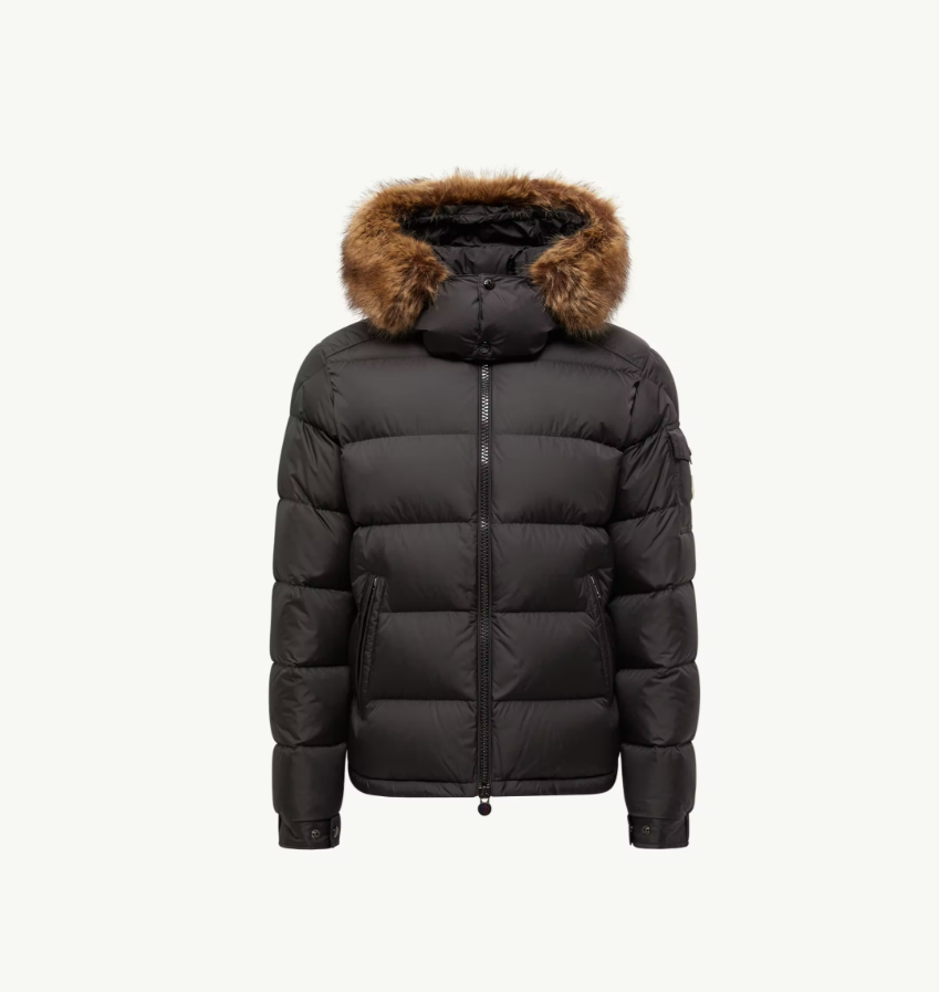 MONCLER Mayaf 후드 쇼트 다운 재킷 블랙