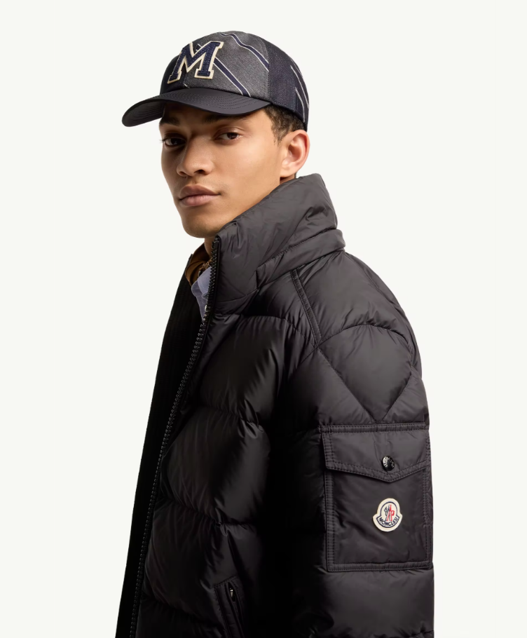 MONCLER Mayaf 후드 쇼트 다운 재킷 블랙