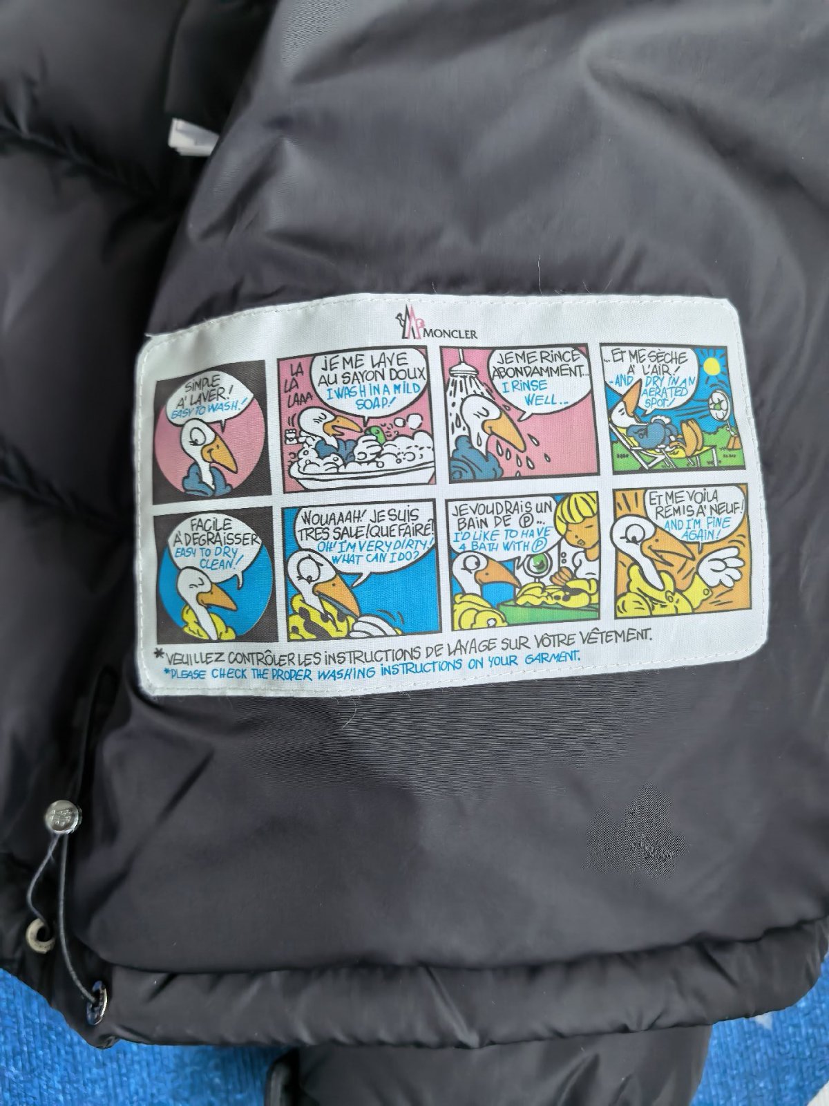 MONCLER Mayaf 후드 쇼트 다운 재킷 블랙
